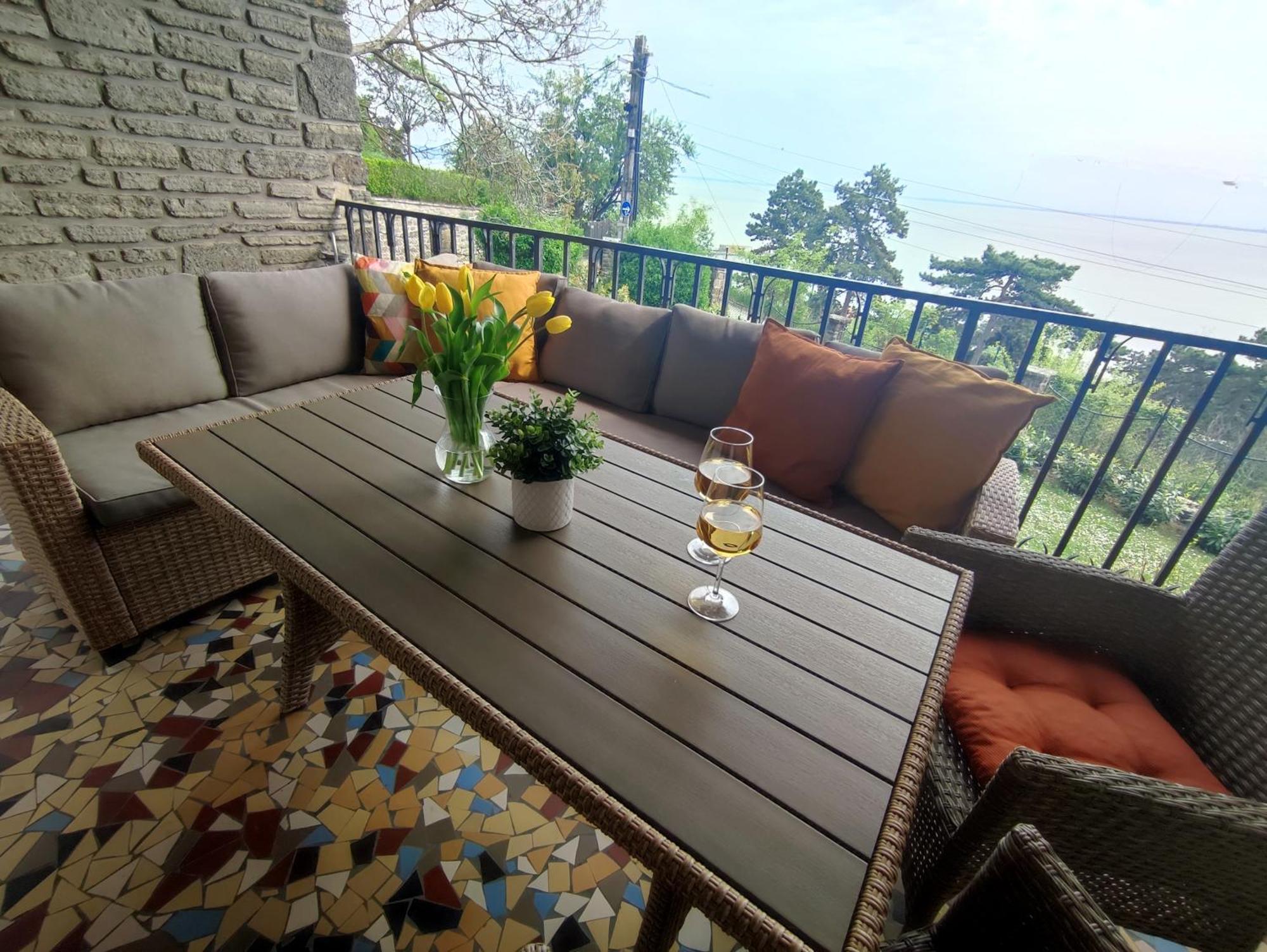 Dorka Villa Tihany Bagian luar foto