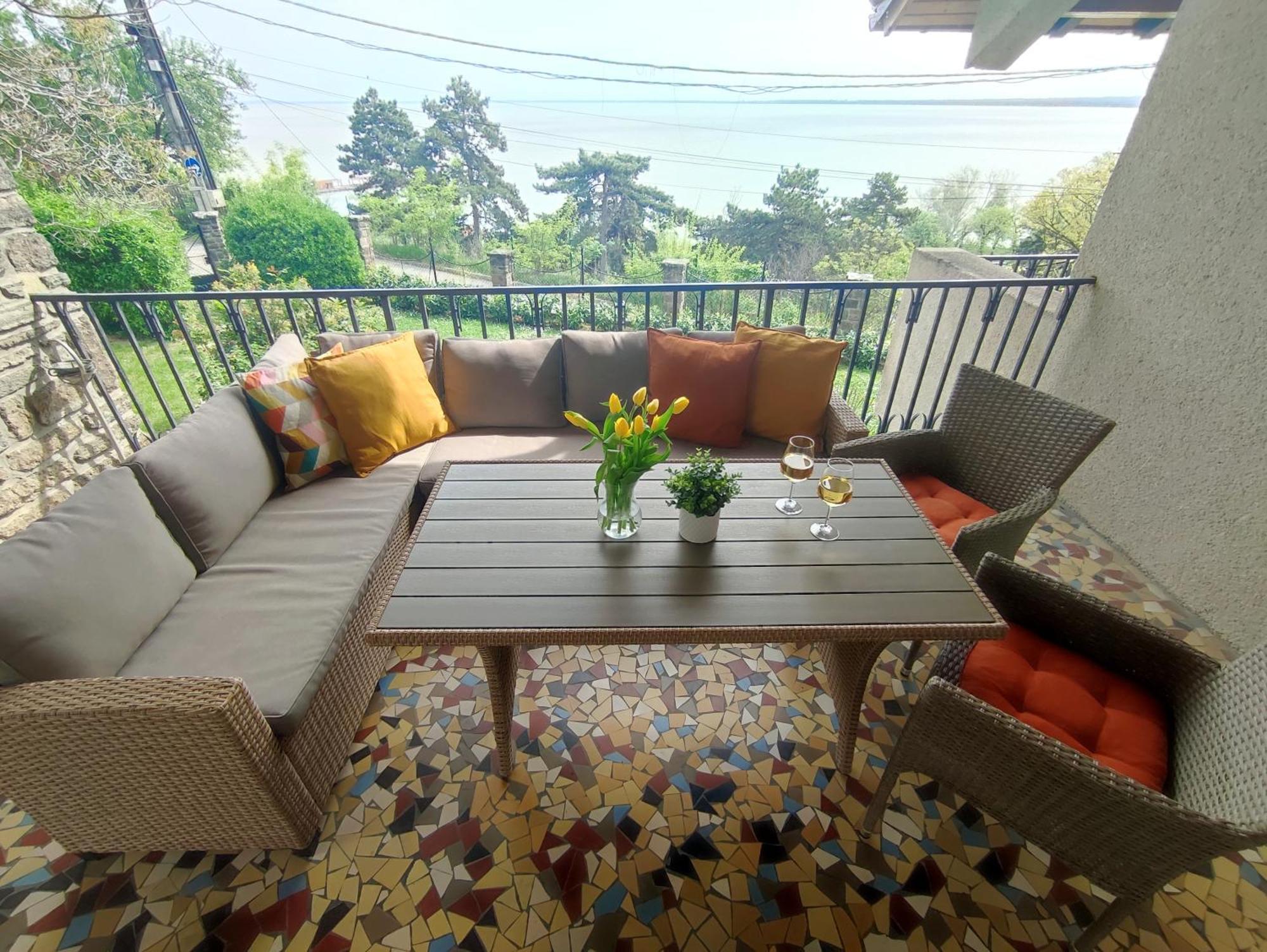 Dorka Villa Tihany Bagian luar foto